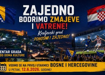 Jajce navija zajedno: Veliki LED ekran i bogat program tijekom Svjetskog prvenstva